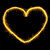 Свеча бенгальская «Сердечко»